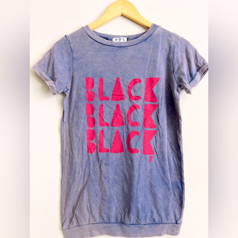 POL Short Sleeve Tee with Bold Print